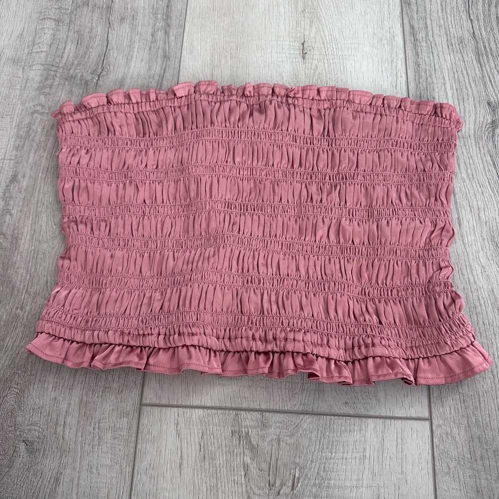 Pink Free People Tube Top Small